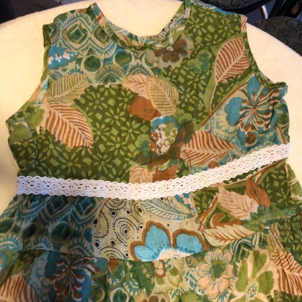 Little girls cotton Batique dress!